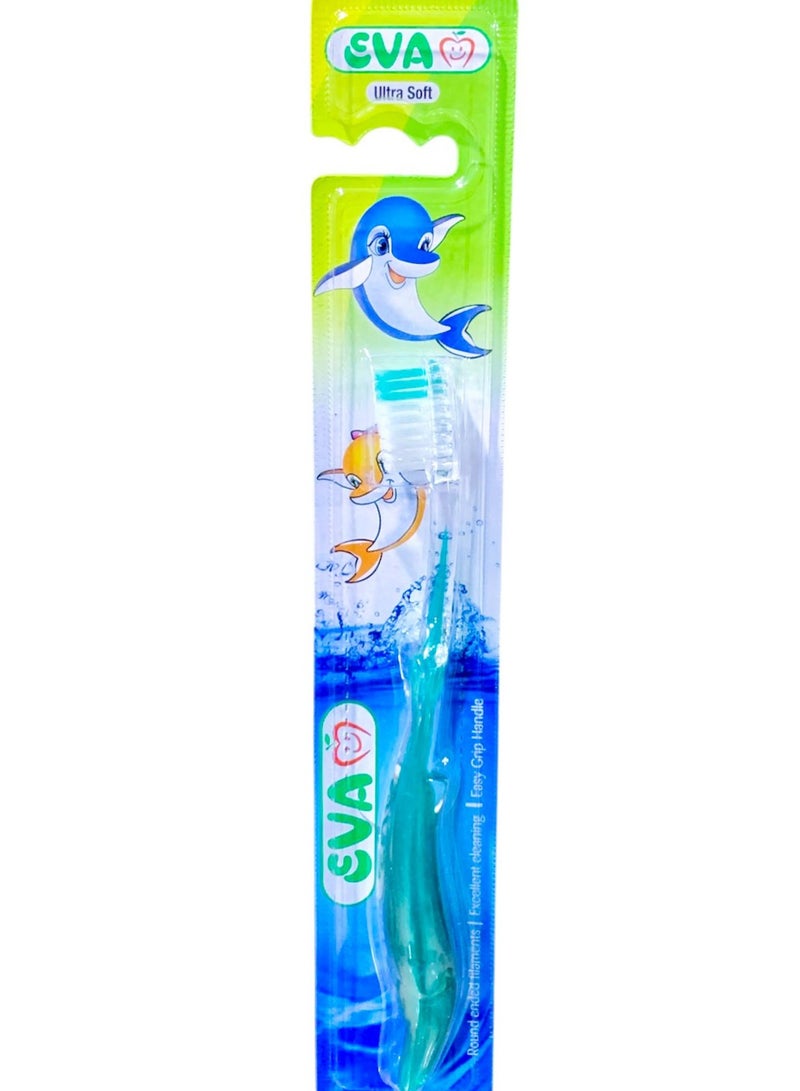 Eva Ultra Soft Multi-Colored Children's Toothbrush